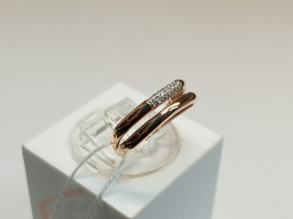 КОЛКМИ585 КОЛЬЦО С КАМНЯМИ (Au 585)