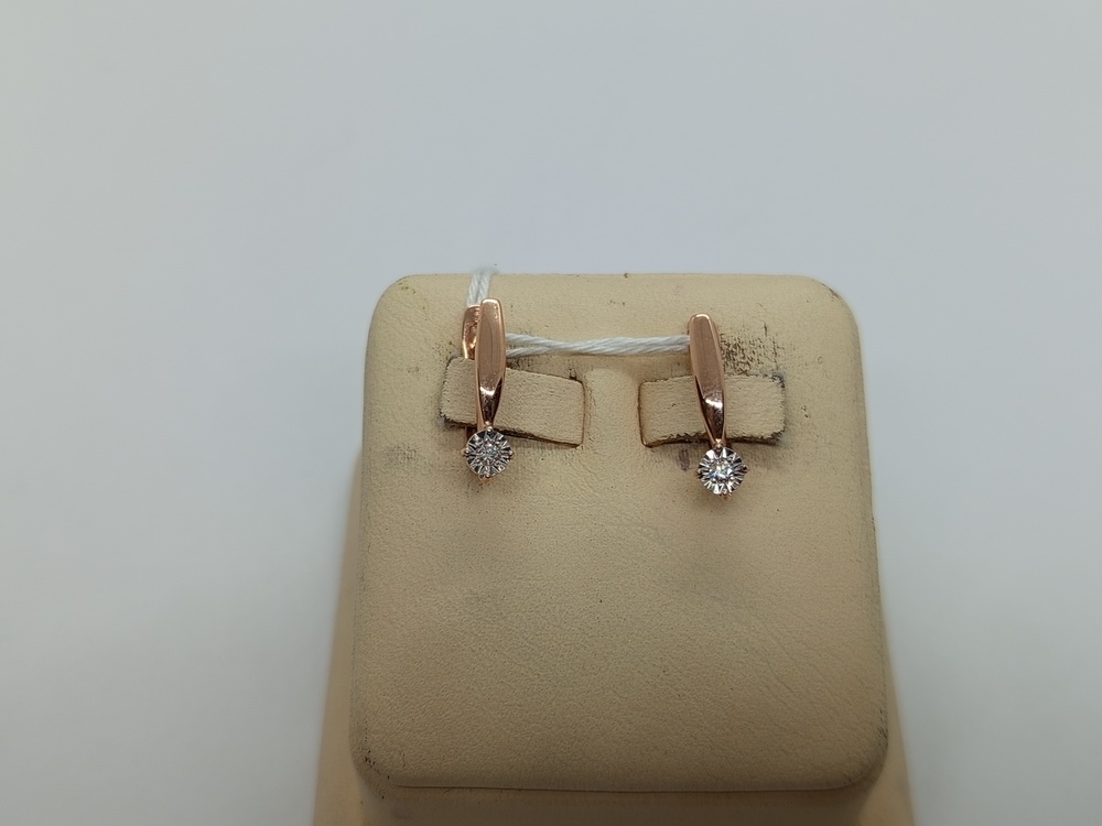 СЕРЬГИ БРИЛЛИАНТ (Au 585)