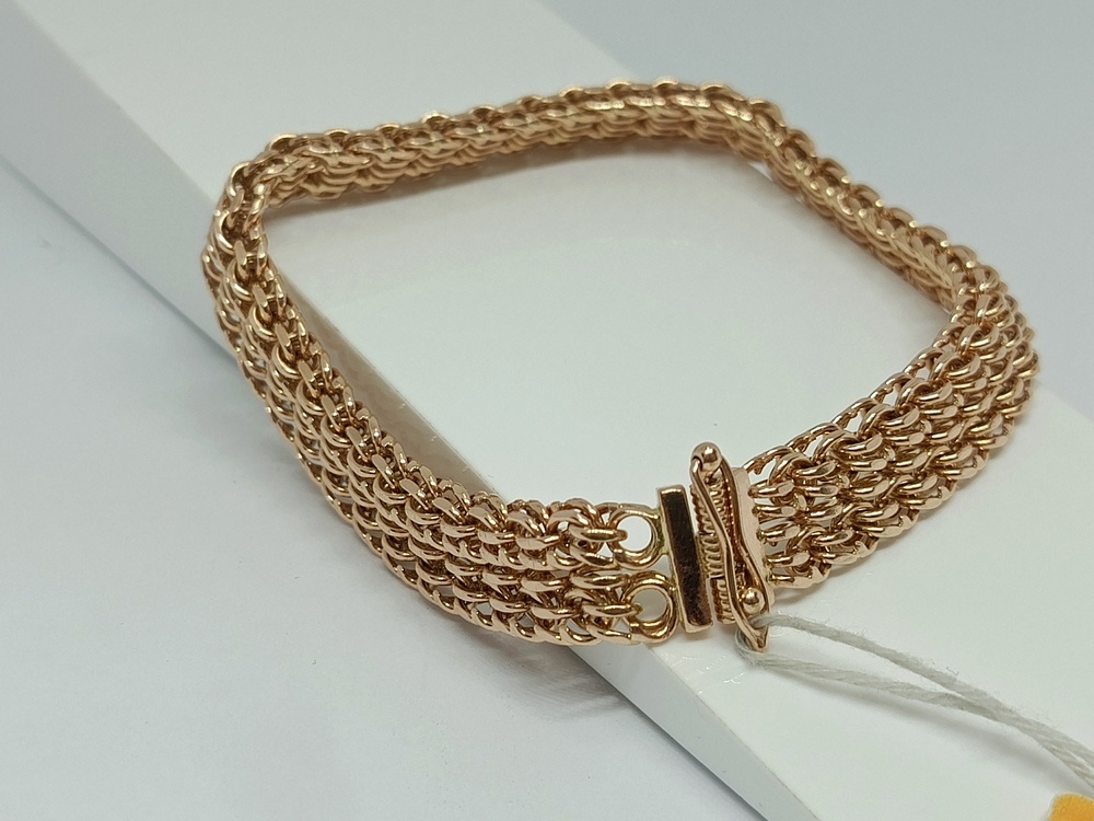 БРАСЛЕТ ПОЛНОВЕСНЫЙ Фантазия Au 585