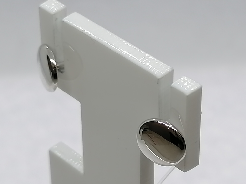 с4202б СЕРЬГИ ПУСЕТЫ без камня (Au 585)