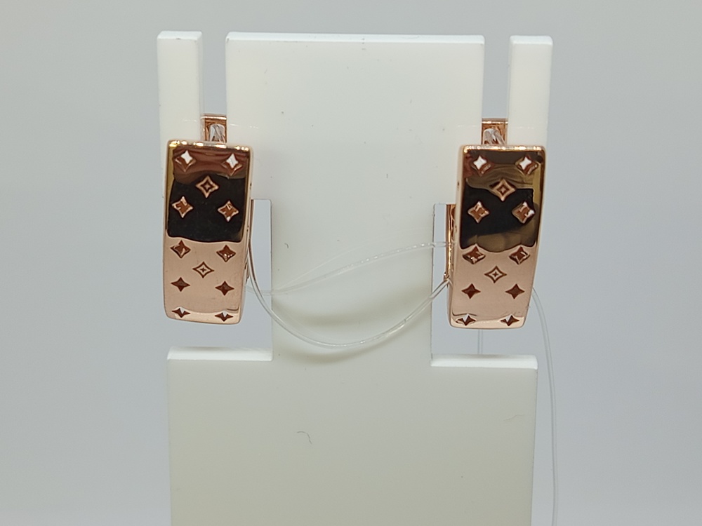 СЕРЬГИ БЕЗ КАМНЯ (Au 585)