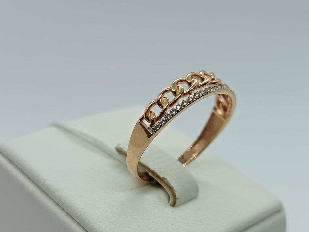 КОЛКМИ585 КОЛЬЦО С КАМНЯМИ (Au 585)