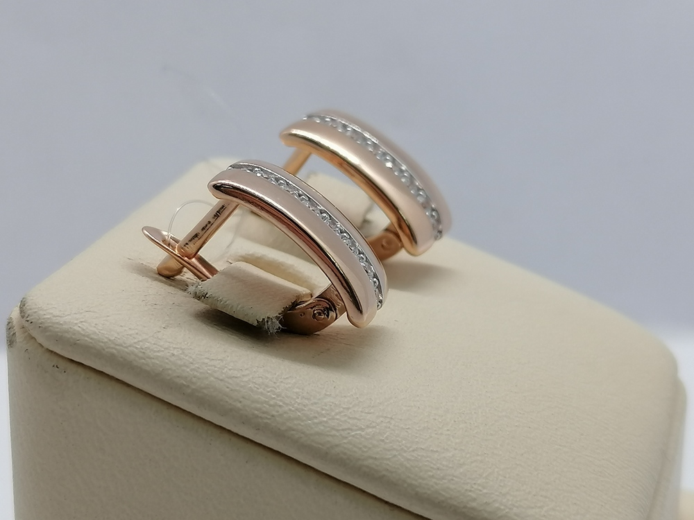 СЕРЬГИ С КАМНЯМИ (Au 585)