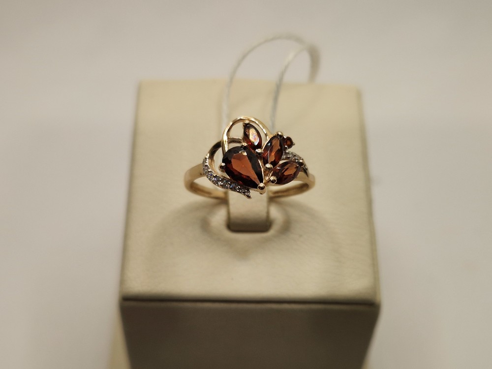 КОЛКМИ585 КОЛЬЦО С КАМНЯМИ (Au 585)