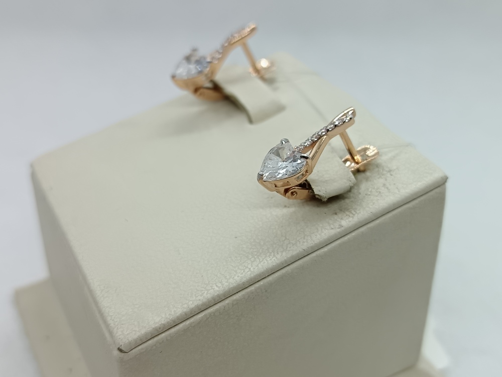 СЕРЬГИ С КАМНЯМИ (Au 585)