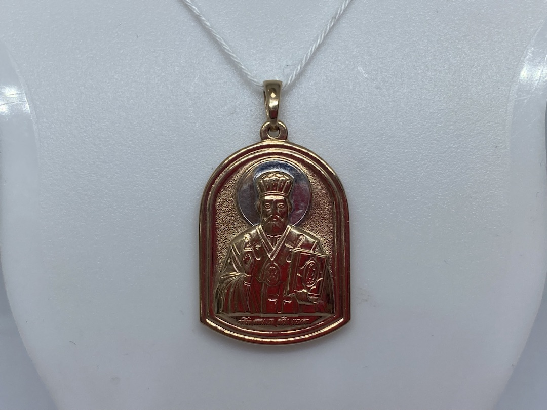 ПОДВЕСКА ИКОНА БЕЗ КАМНЯ (Au 585)