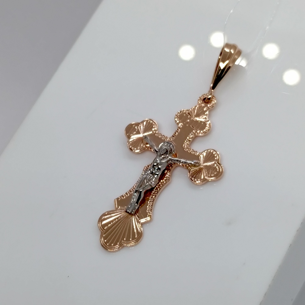 ПОДВЕСКА КРЕСТ (Au 585)