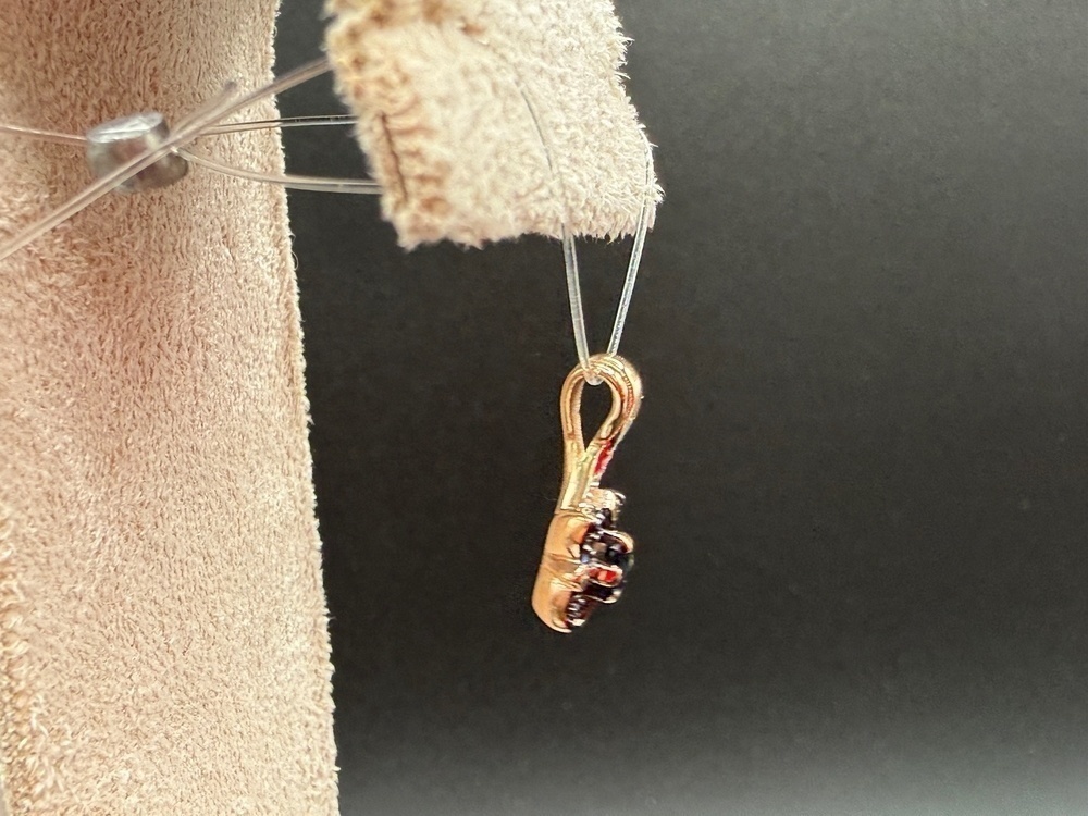 ПОДВЕСКА Бриллиант, сапфир (Au 585)