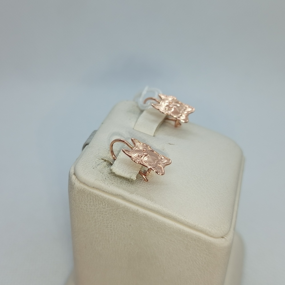 СЕРЬГИ БЕЗ КАМНЯ (Au 585)