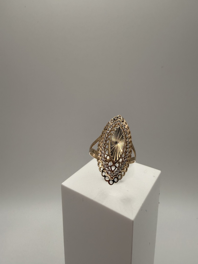 КОЛКМИ585 КОЛЬЦО С КАМНЯМИ (Au 585)