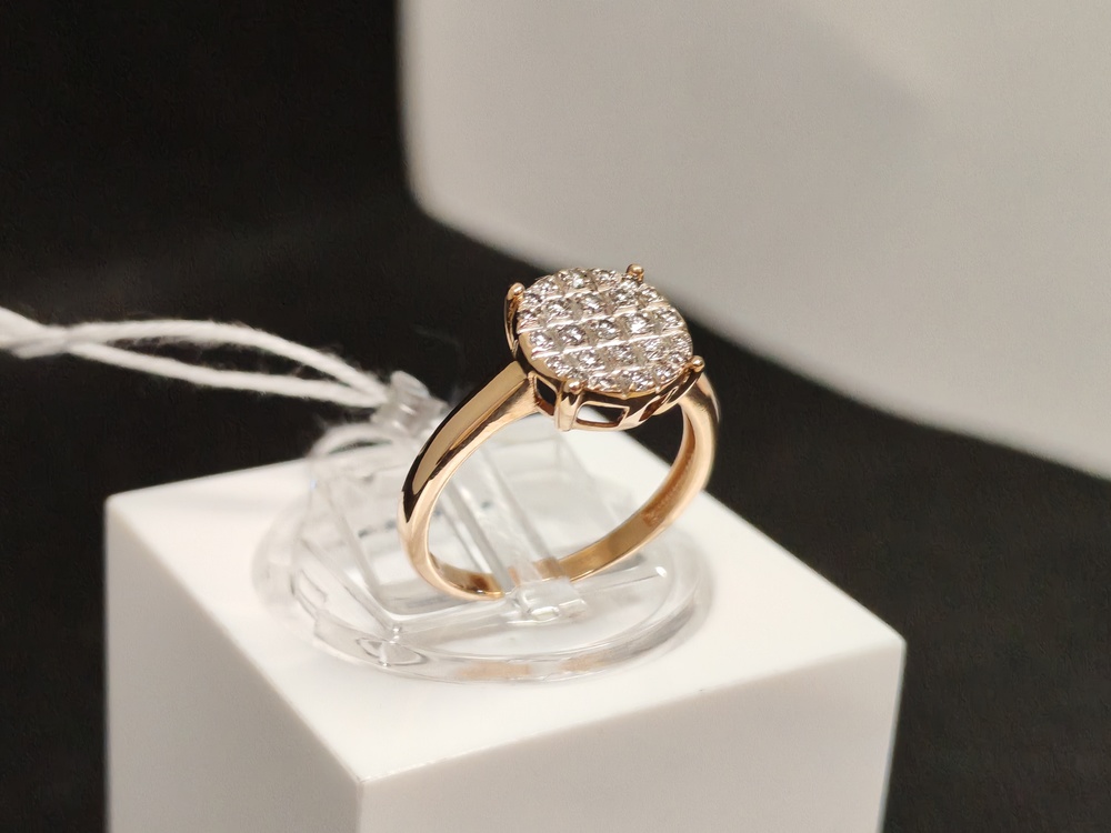 КОЛЬЦО БРИЛЛИАНТ Au 585