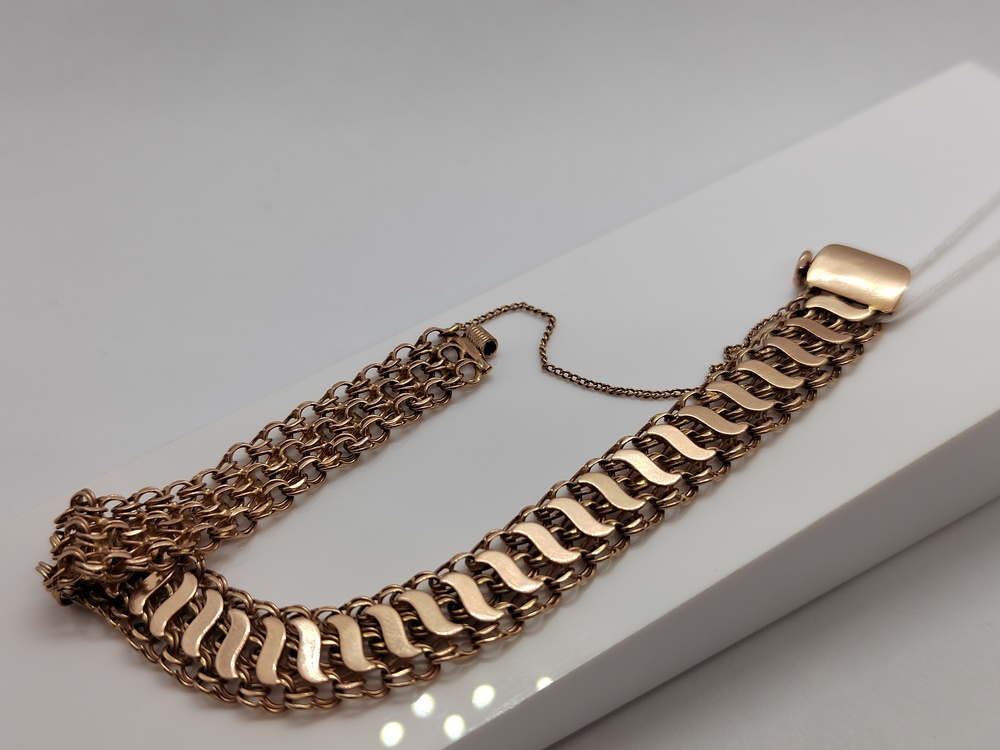 БРАСЛЕТ ПОЛНОВЕСНЫЙ Фантазия Au 585