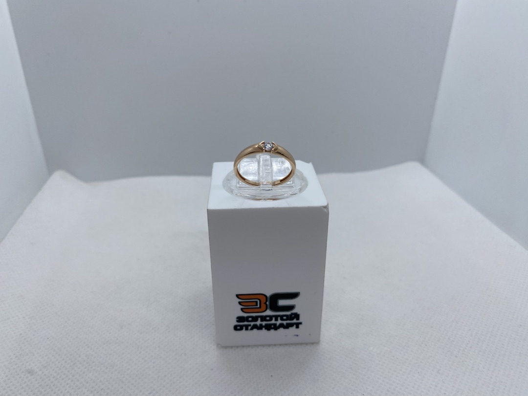 КОЛКМ585 КОЛЬЦО С КАМНЕМ (Au 585)