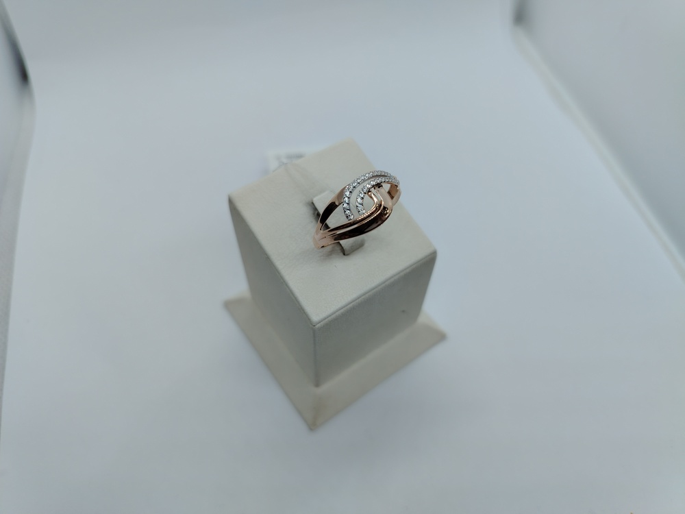 КОЛЬЦО С КАМНЯМИ (Au 585)