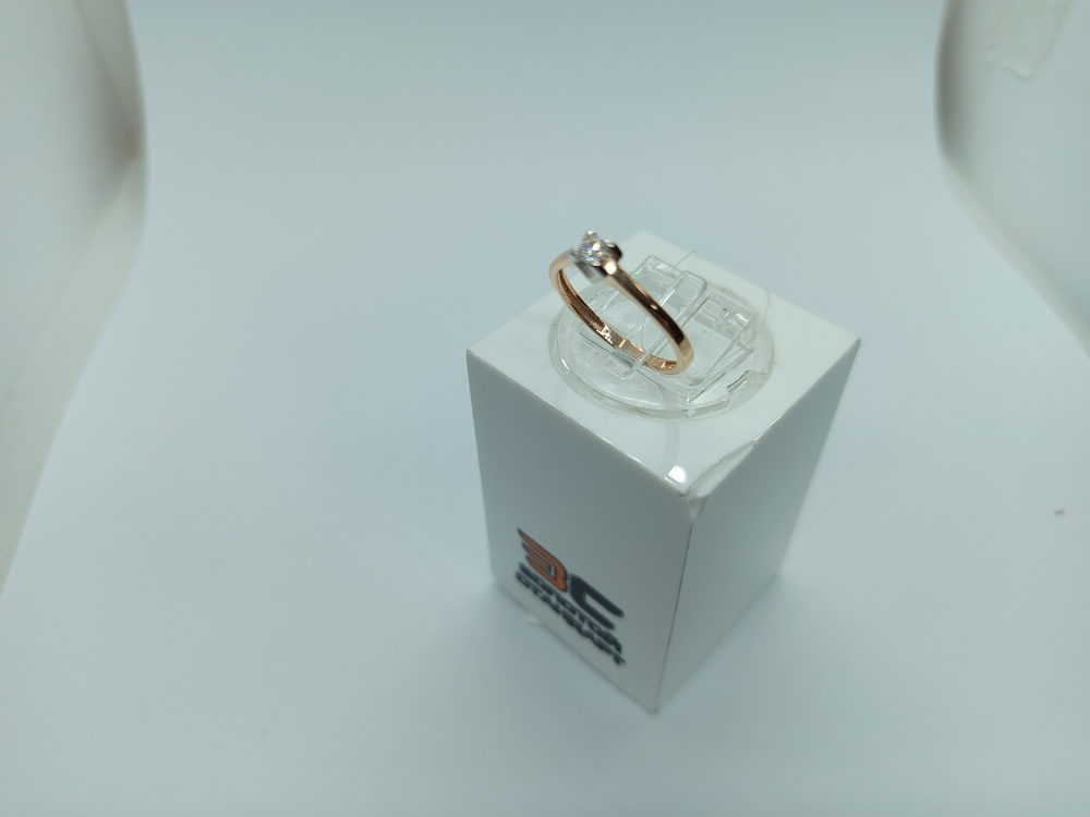 КОЛЬЦО С КАМНЕМ (Au 585)