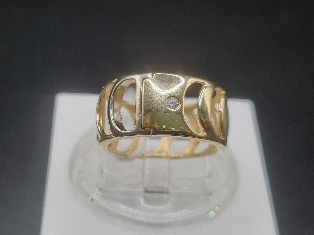 КОЛКМ585 КОЛЬЦО С КАМНЕМ (Au 585)