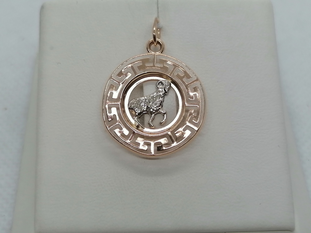 ПОДВЕСКА ЗНАК ЗОДИАКА ОВЕН Au 585