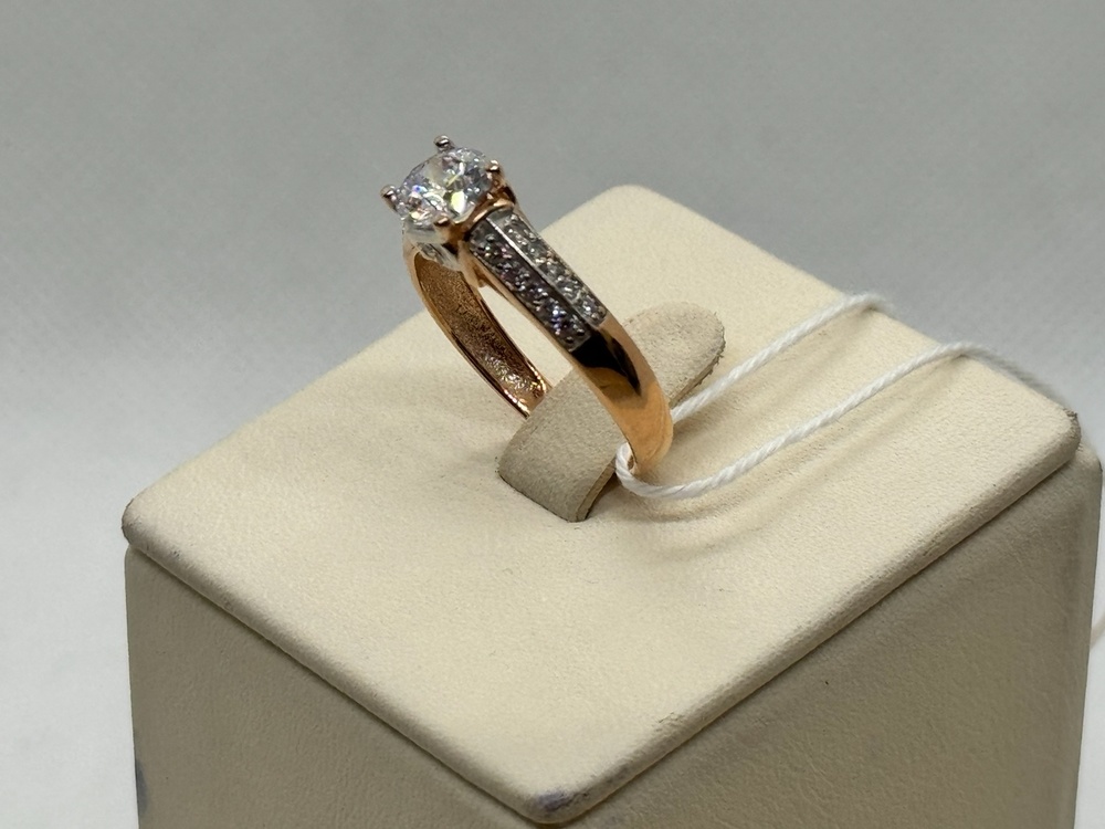 КОЛКМИ585 КОЛЬЦО С КАМНЯМИ (Au 585) КОЛКМИ585 КОЛЬЦО С КАМНЯМИ (Au 585)