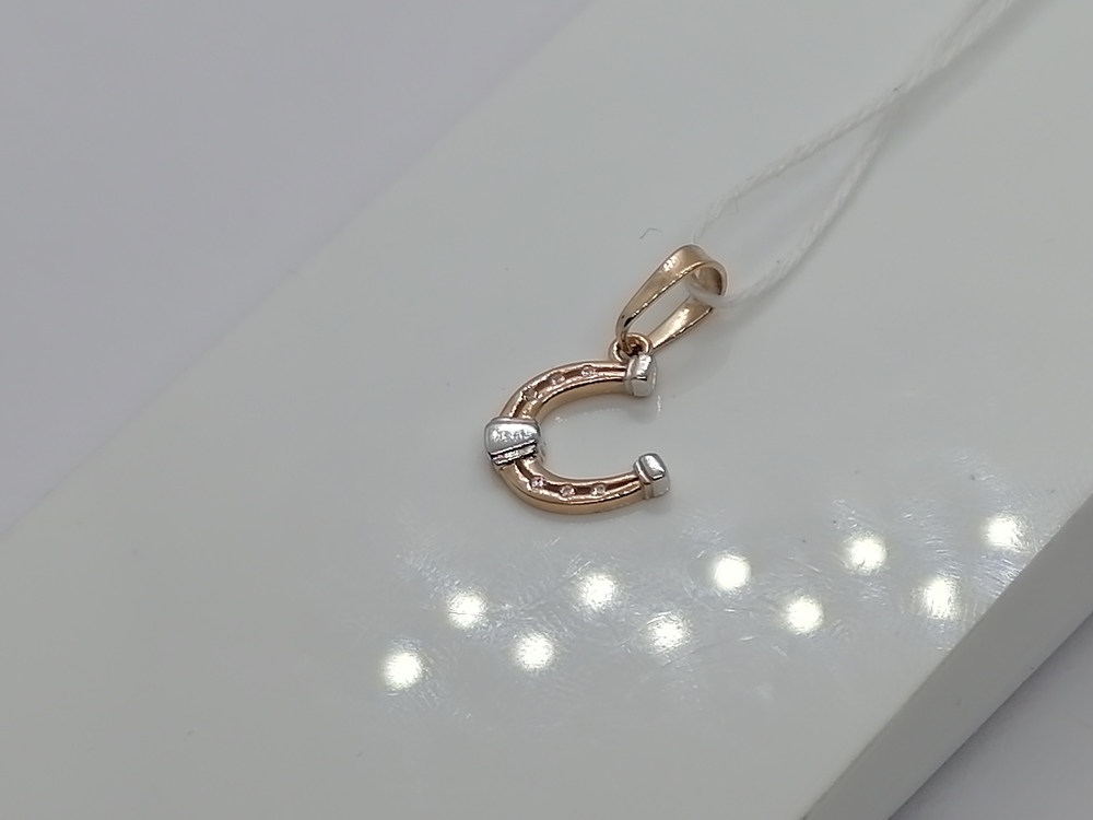 ПОДКМИ585 ПОДВЕСКА С КАМНЯМИ (Au 585)