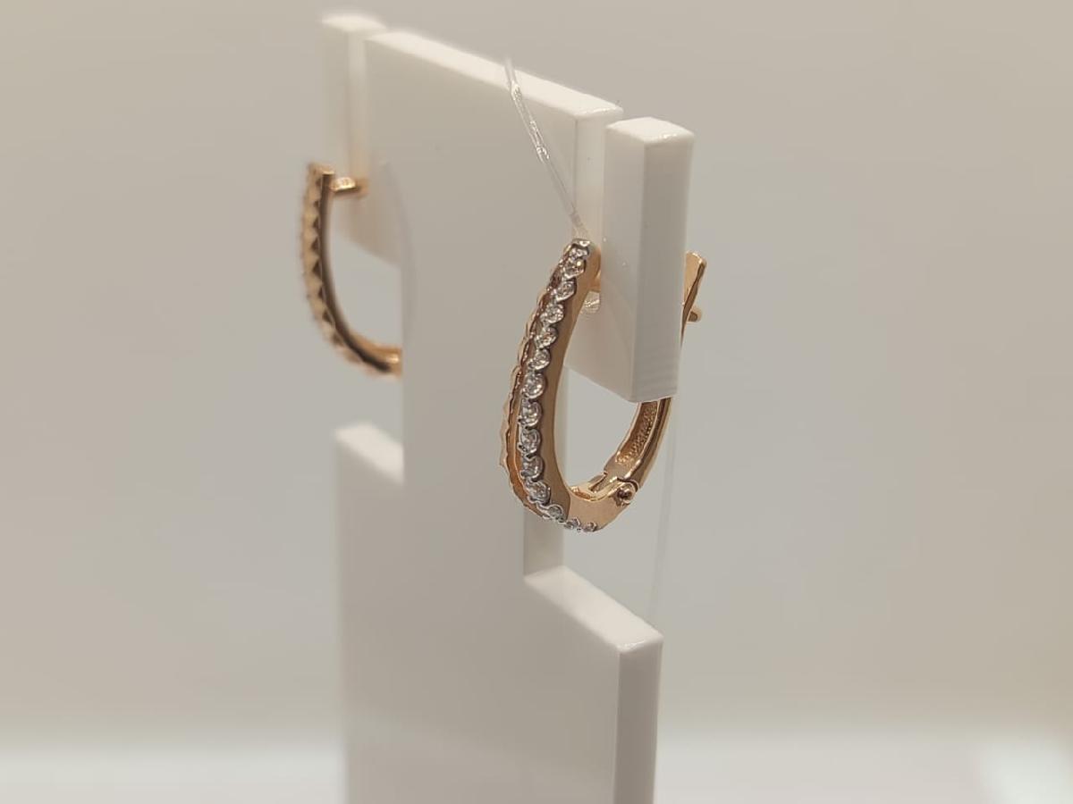 СЕРЬГИ С КАМНЯМИ (Au 585)