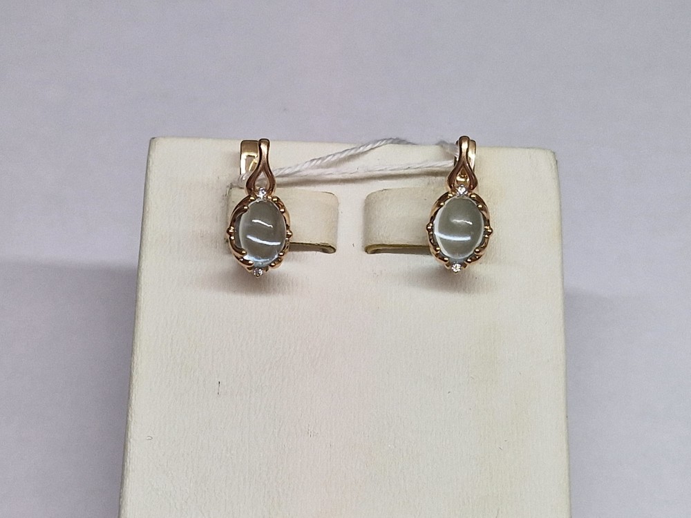 СЕРЬГИ С КАМНЯМИ (Au 585)