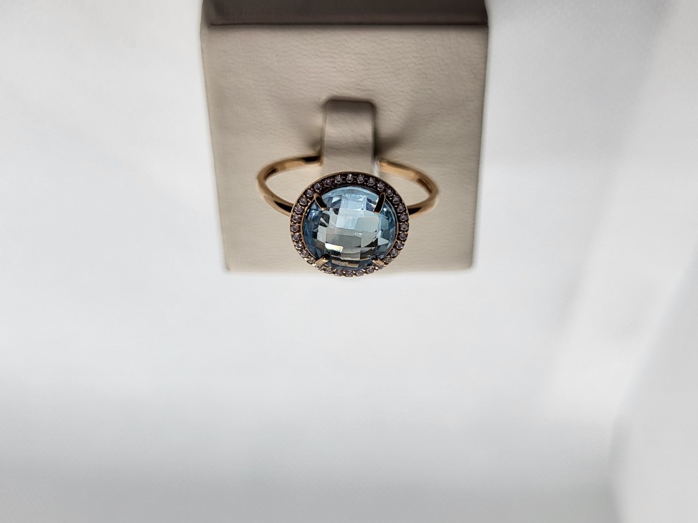 КОЛЬЦО С КАМНЯМИ (Au 585)