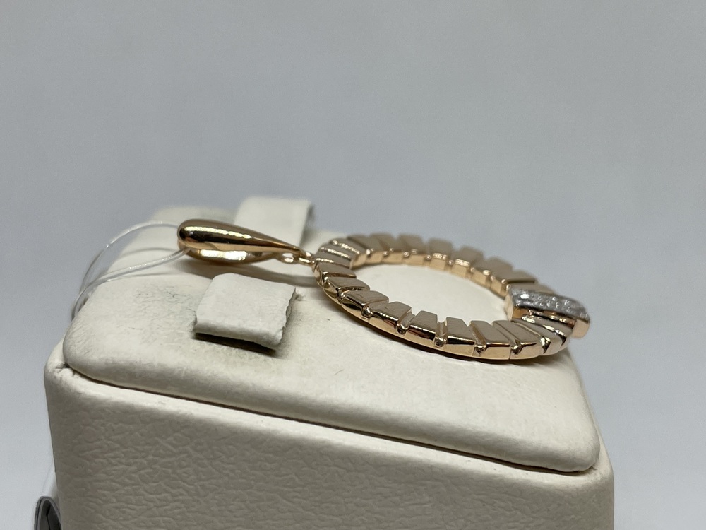 п4684 ПОДВЕСКА С КАМНЯМИ (Au 585)