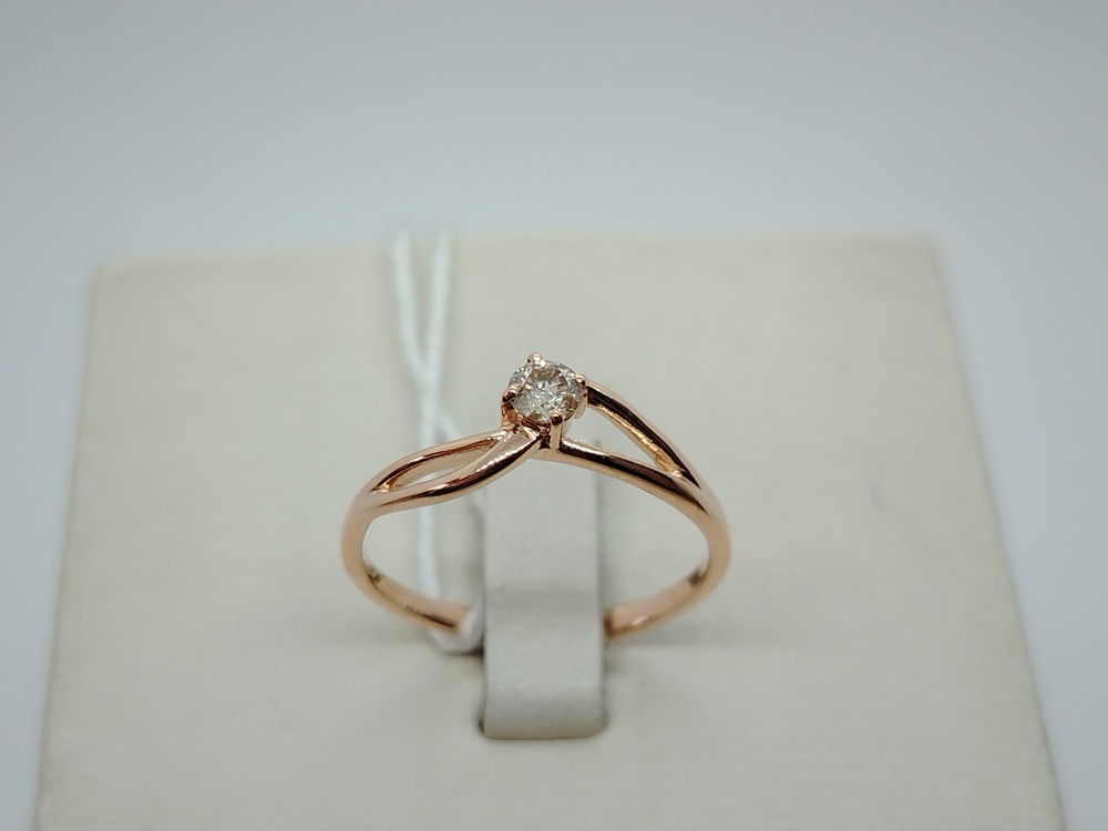 КОЛЬЦО БРИЛЛИАНТ Au 585