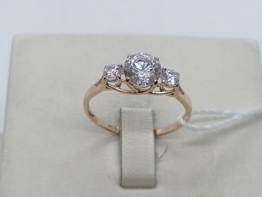 КОЛКМИ585 КОЛЬЦО С КАМНЯМИ (Au 585)