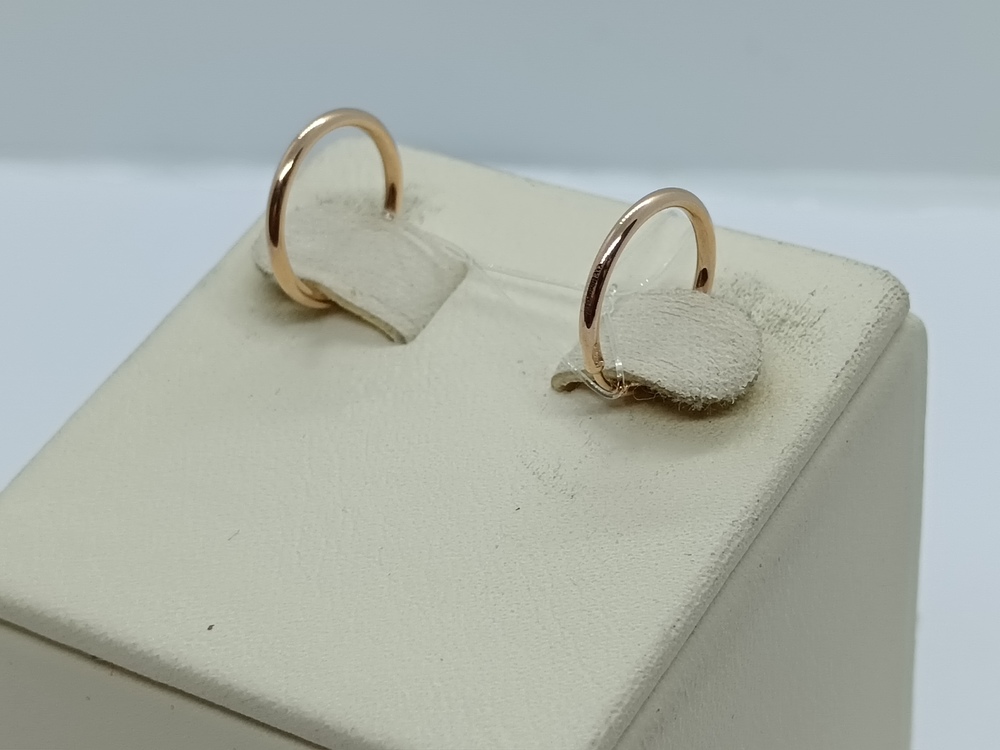 СЕРЬГИ КОНГО без камня (Au 585)