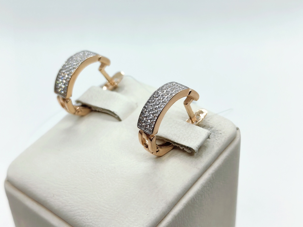 СЕРЬГИ С КАМНЯМИ (Au 585)