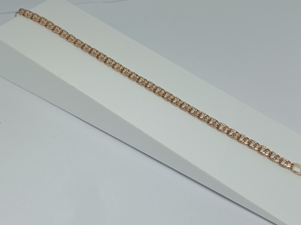 БЛБ585 БРАСЛЕТ ПОЛНОВЕСНЫЙ Бисмарк (Au 585)