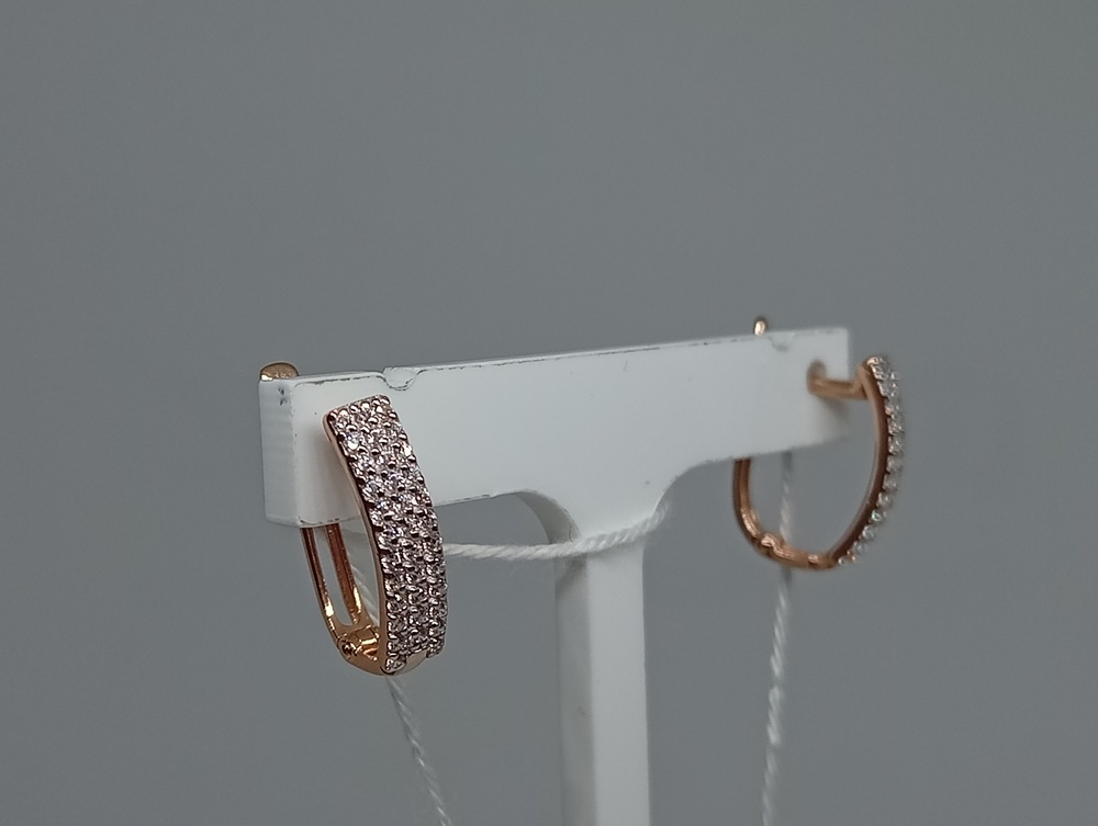 СЕРЬГИ С КАМНЯМИ (Au 585)