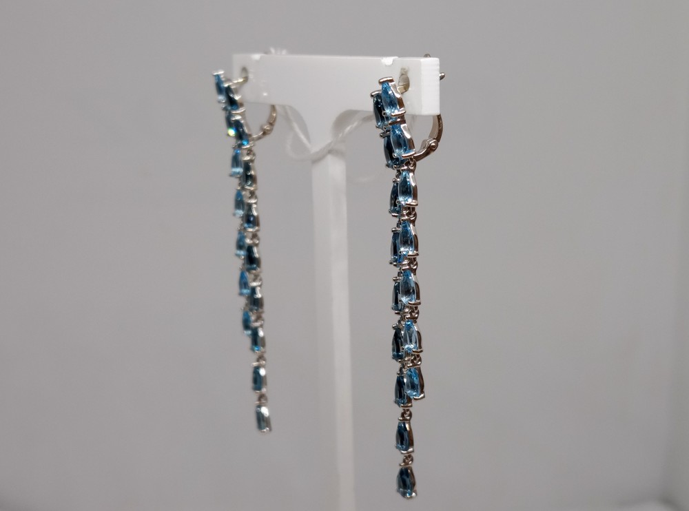 СЕРЬГИ С КАМНЯМИ (Au 585)