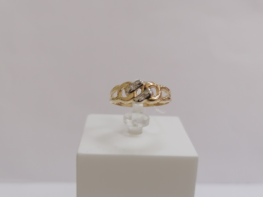 КОЛЬЦО С КАМНЯМИ (Au 585)