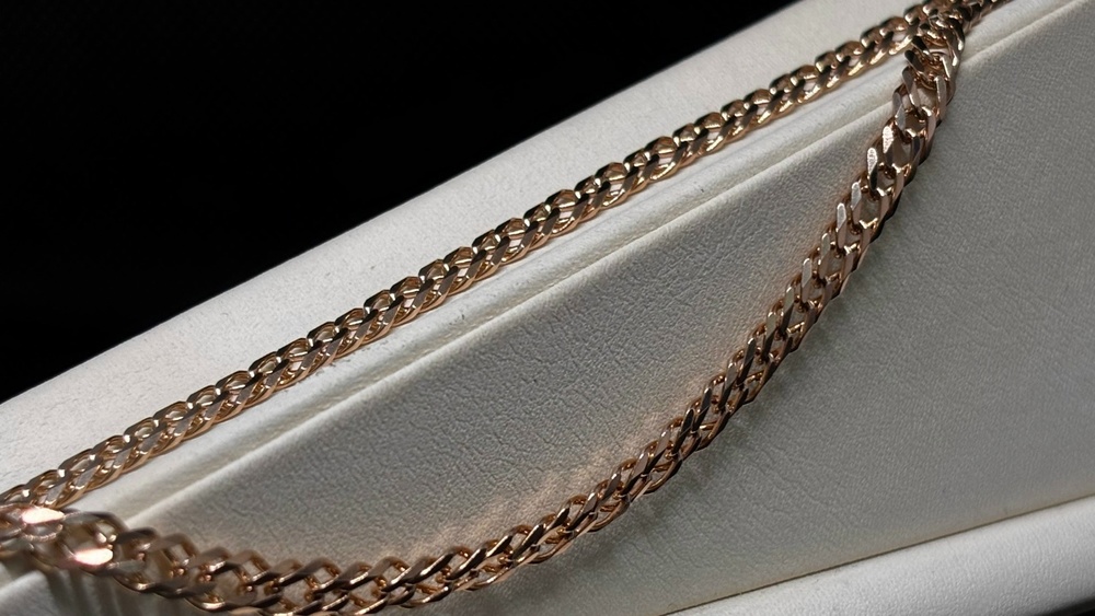 ЦЛР2585 ЦЕПЬ ПОЛНОВЕСНАЯ Ромб двойной (Au 585)