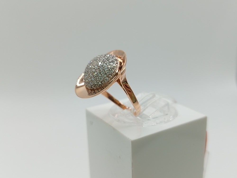 КОЛКМИ585 КОЛЬЦО С КАМНЯМИ (Au 585)