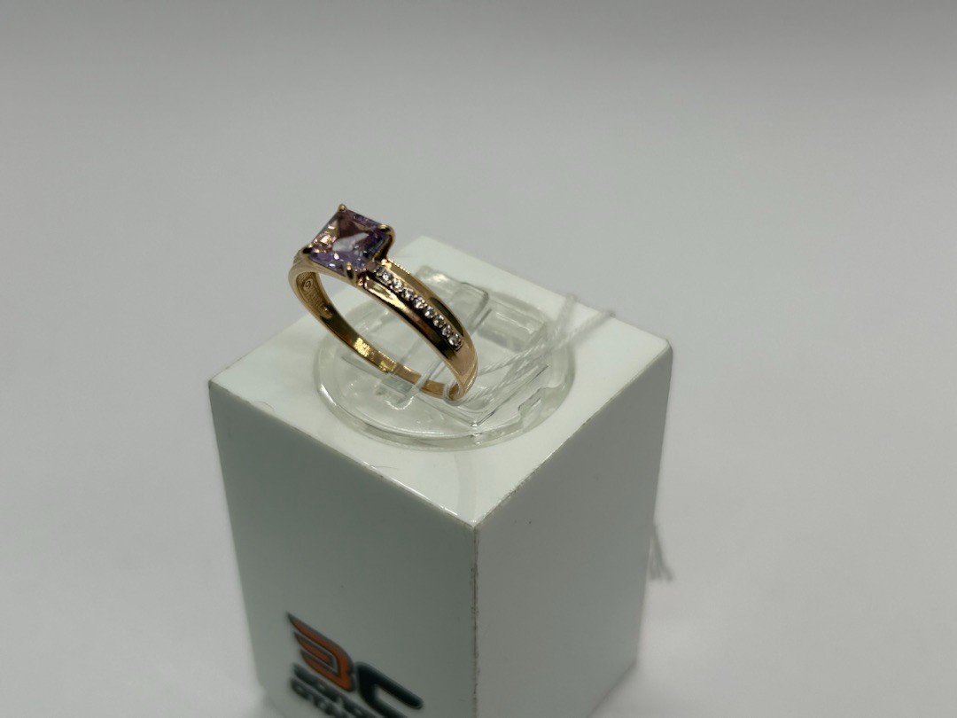 КОЛКМИ585 КОЛЬЦО С КАМНЯМИ (Au 585)