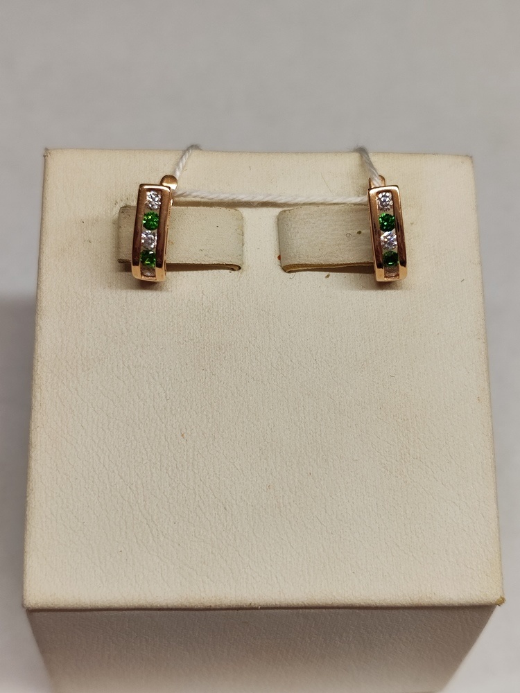 СЕРЬГИ С КАМНЯМИ (Au 585)