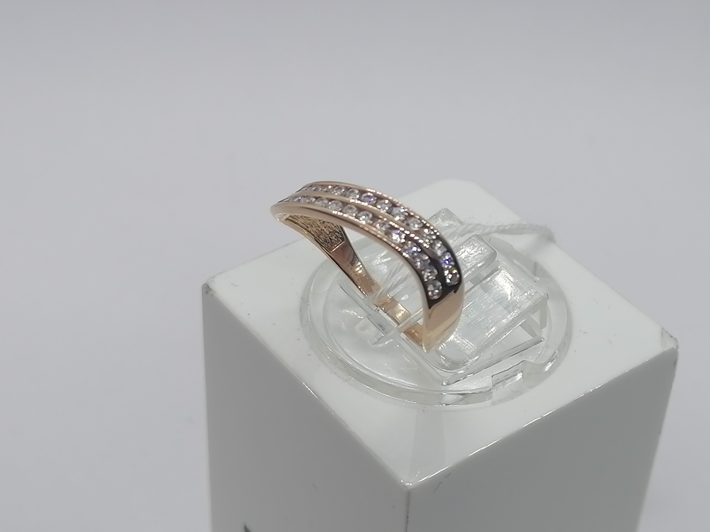 КОЛКМИ585 КОЛЬЦО С КАМНЯМИ (Au 585)