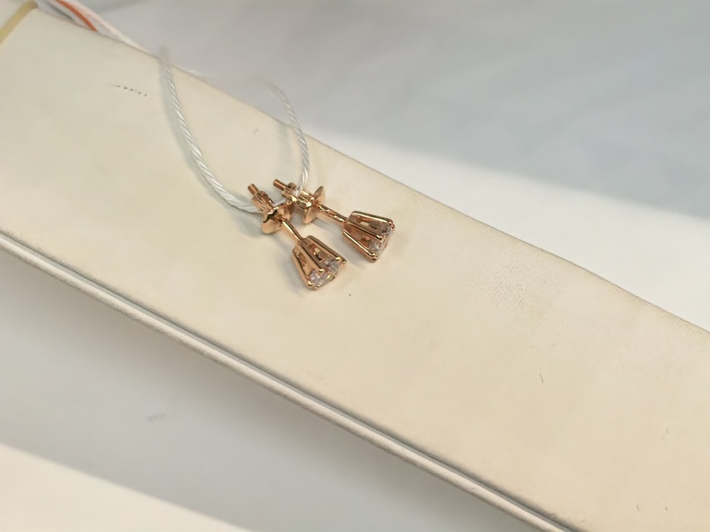 СПУС585 СЕРЬГИ ПУСЕТЫ (Au 585)