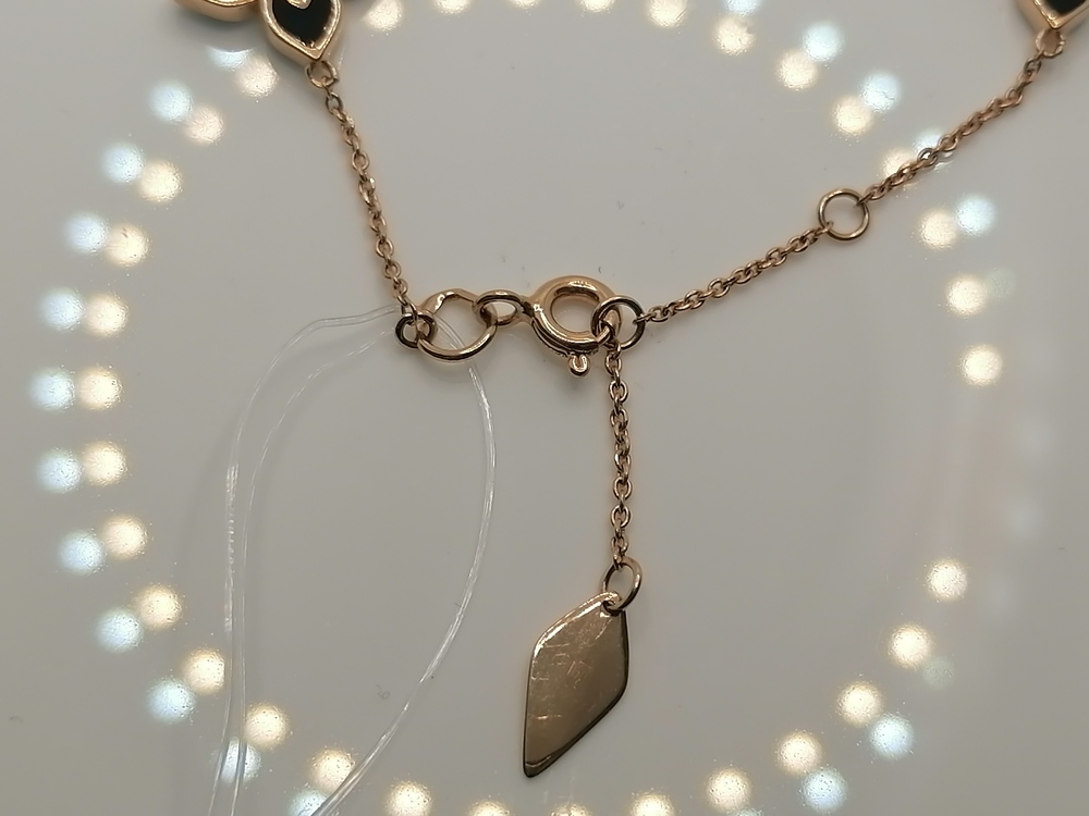 БРАСЛЕТ ЭМАЛЬ (Au 585)