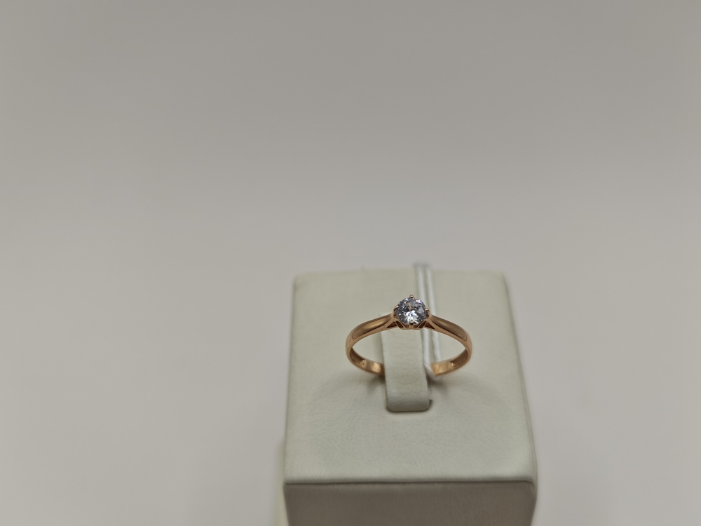 КОЛКМ585 КОЛЬЦО С КАМНЕМ (Au 585)