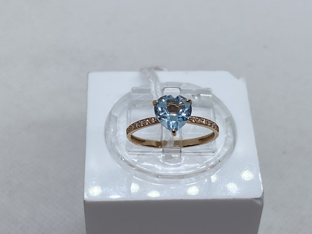 КОЛКМИ585 КОЛЬЦО С КАМНЯМИ (Au 585)