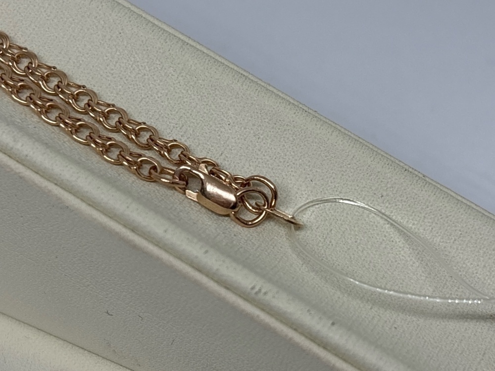 ЦЕПЬ ПУСТОТЕЛАЯ Бисмарк (Au 585)