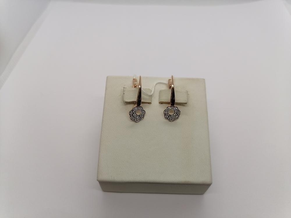 СЕРЬГИ С КАМНЯМИ (Au 585)