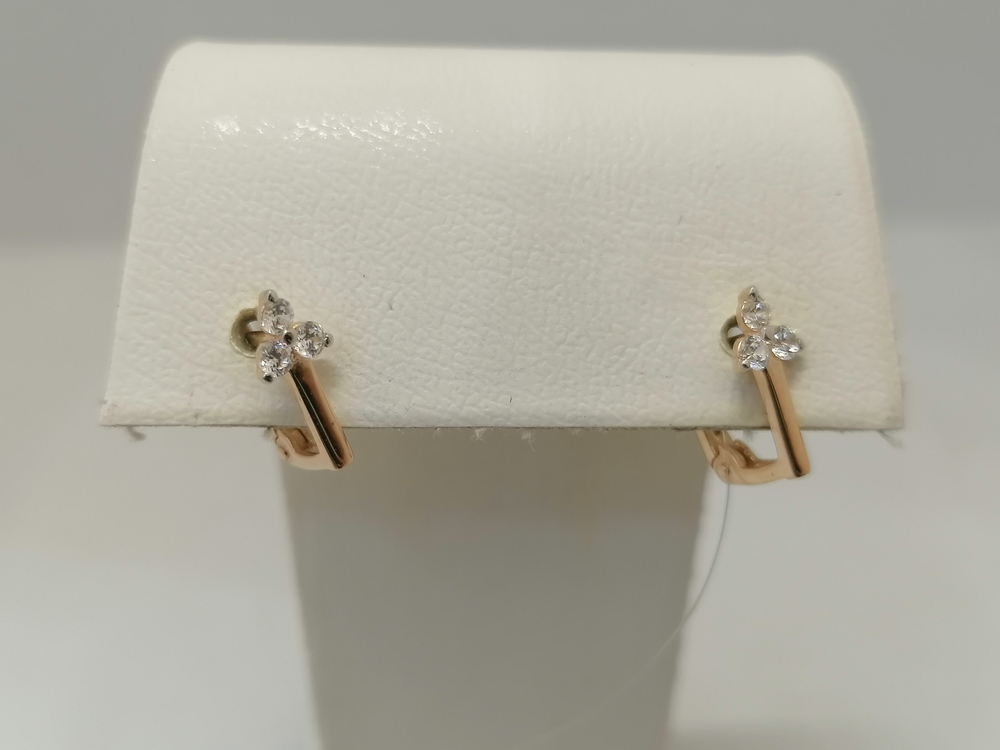 СЕРЬГИ С КАМНЯМИ (Au 585)