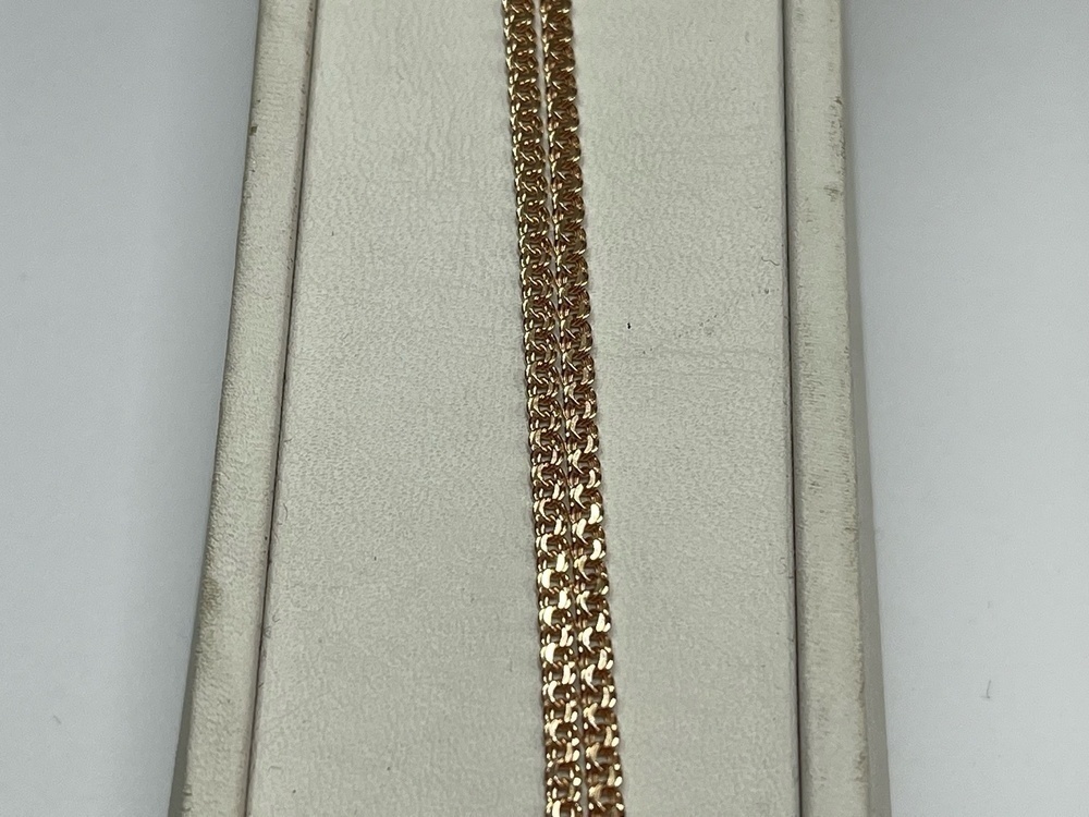 ЦЕПЬ ПУСТОТЕЛАЯ Бисмарк (Au 585)