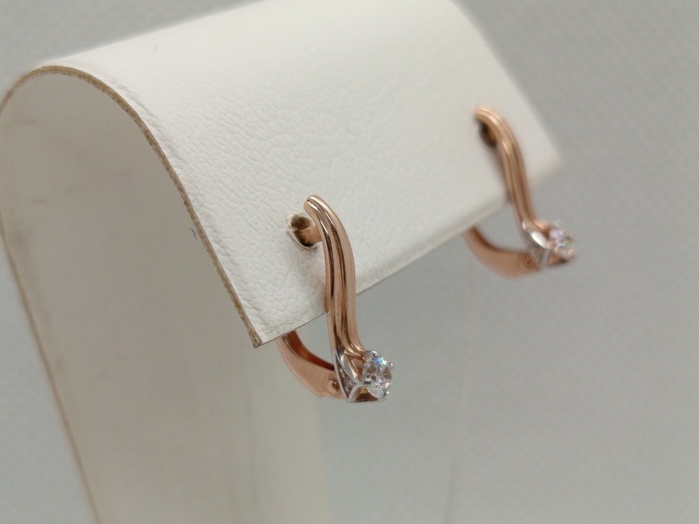 СЕРЬГИ С КАМНЯМИ (Au 585)