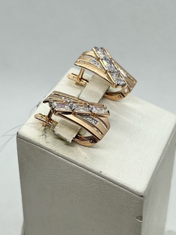 СЕРЬГИ С КАМНЯМИ (Au 585)